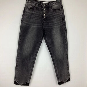 TNR Jeans High Rise Button Fly Mom Jeans Size 28